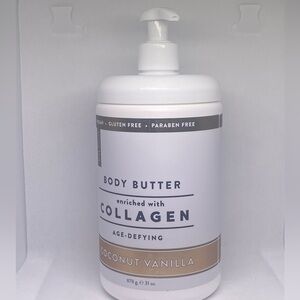 Home and Body Co Body Butter Collagen Age Defying Coconut Vanilla 32oz